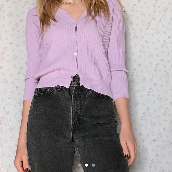 cute little purple sweater!💜 - Picture 2 of 3